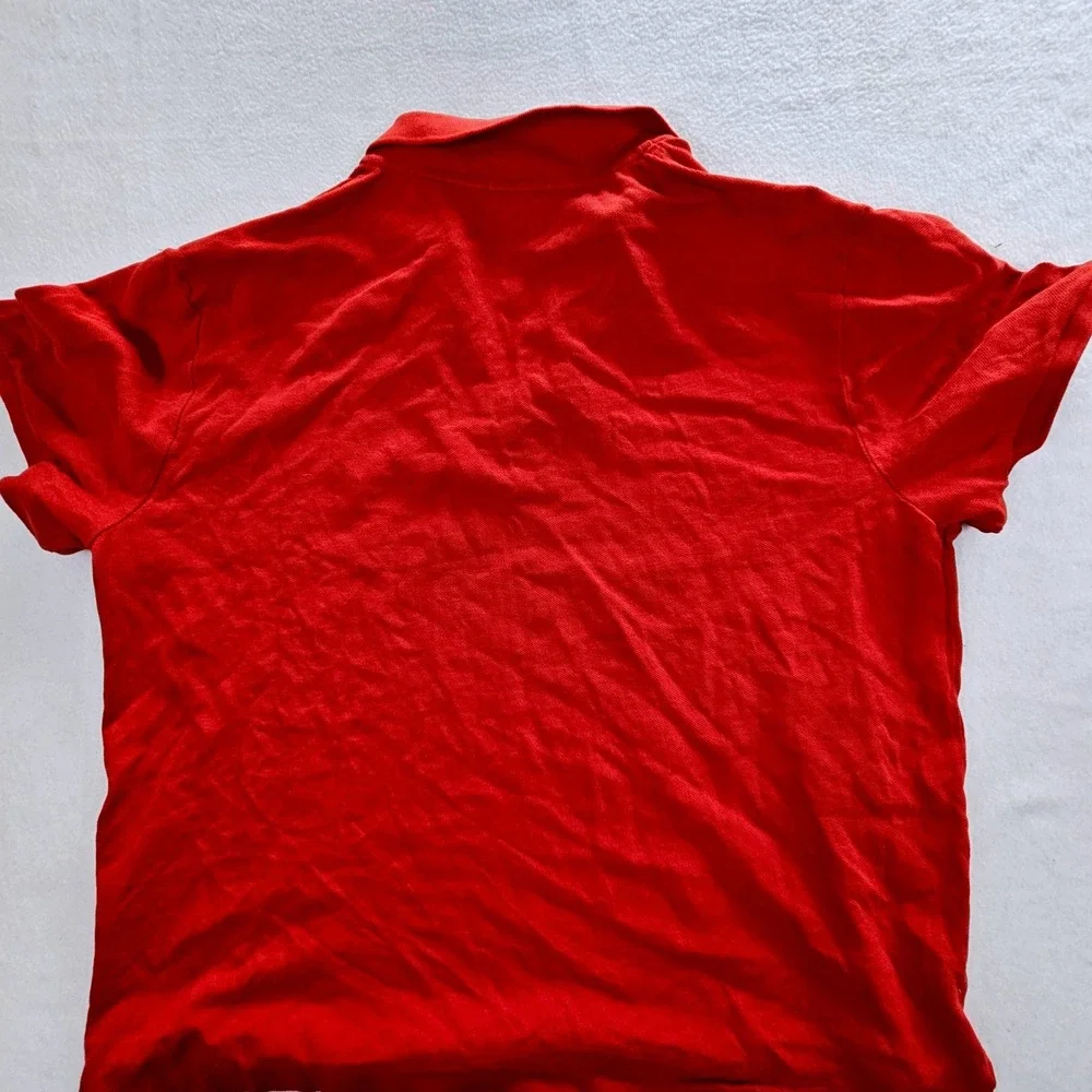 Polo Ralph Lauren Kids Red Short Sleeve Classic Fit Cotton Pique Polo Shirt XXL